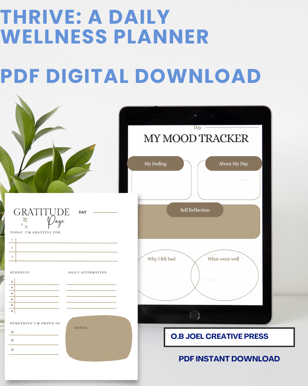 Thrive: A Daily Wellness Planner