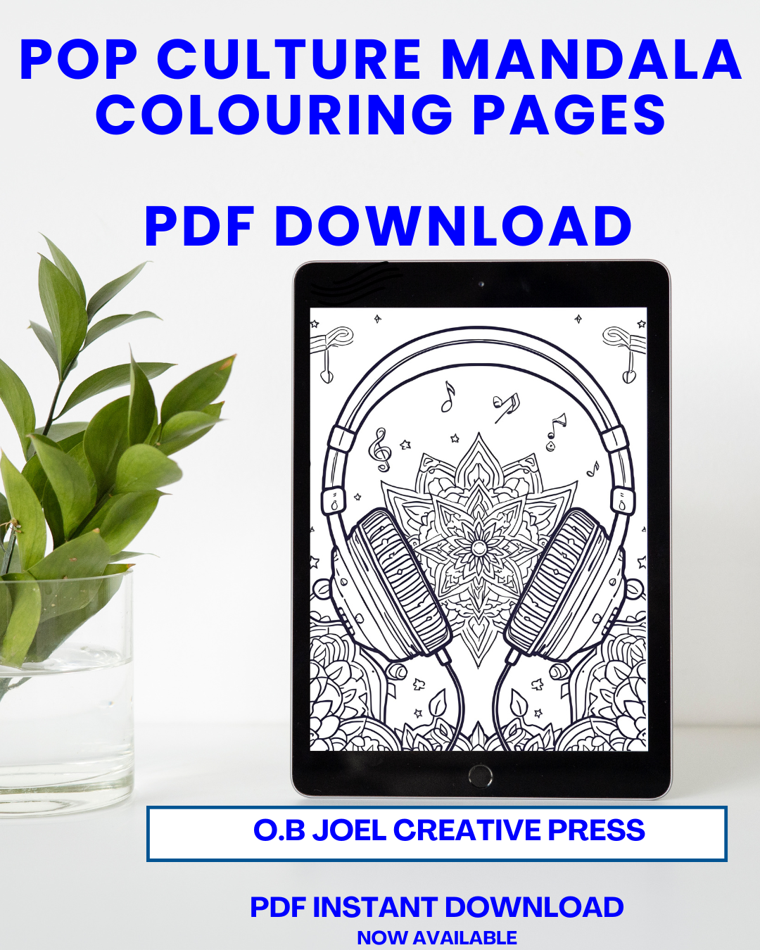 Pop Culture Mandala Colouring Book