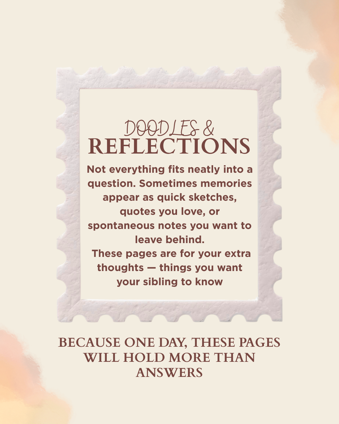 Sister, Tell Me Everything Journal