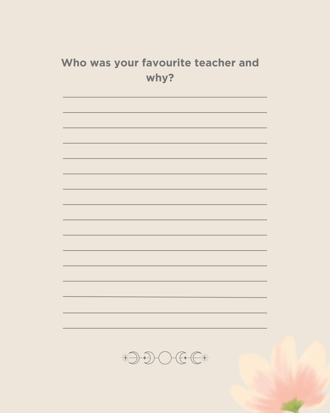 Mum, Tell Me Everything Journal