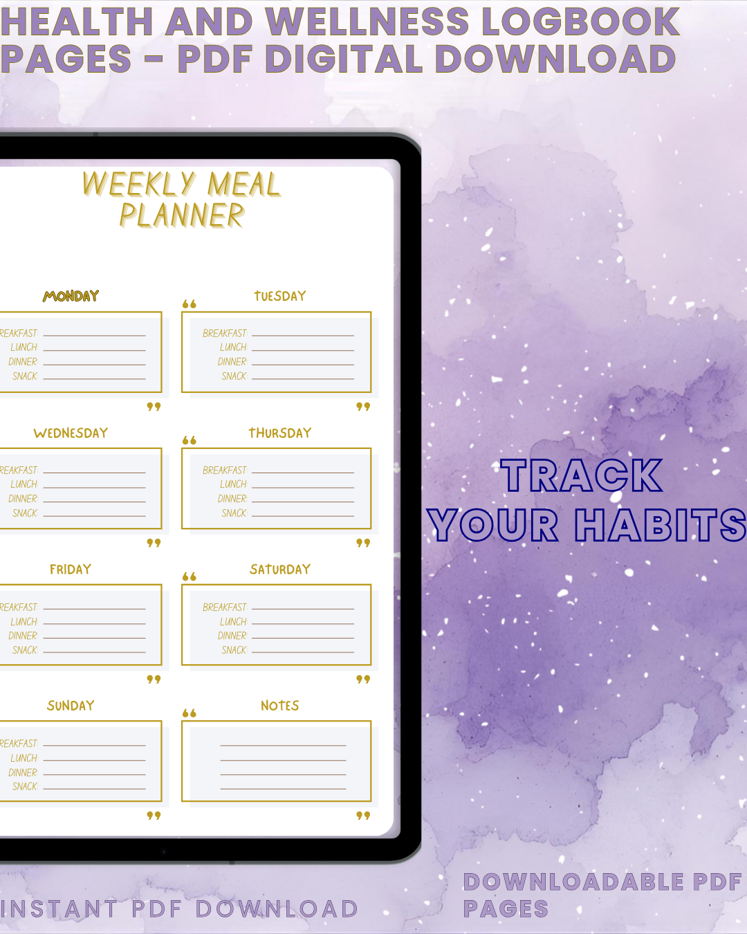 The Health & Wellness Logbook