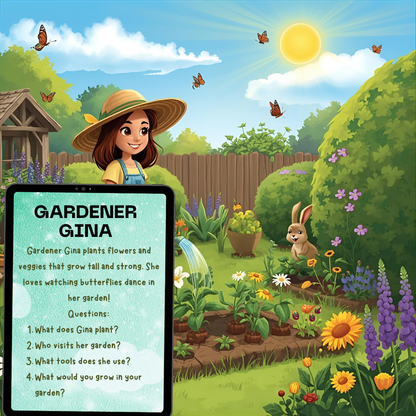Helpers All Around Us: Fun Stories and Questions About 35 Community Helpers
