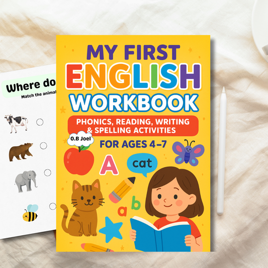 My First English: Phonics, Reading, Writing &amp; Spelling Activities for Ages 4–7