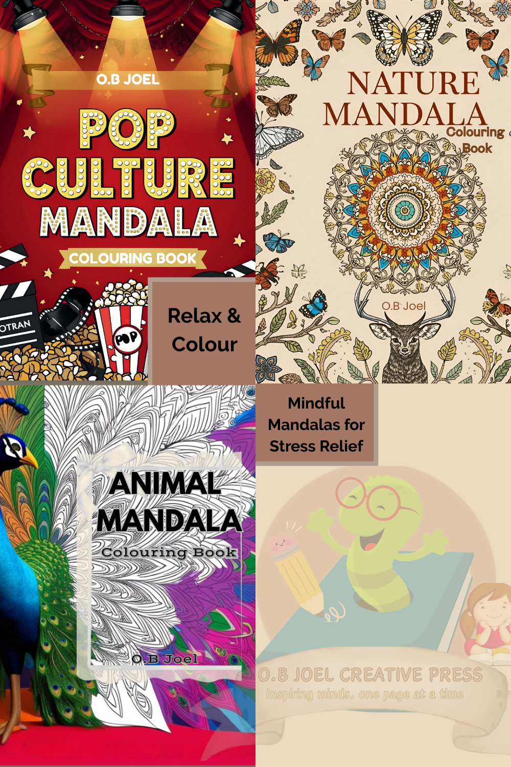 Pop Culture Mandala Colouring Book