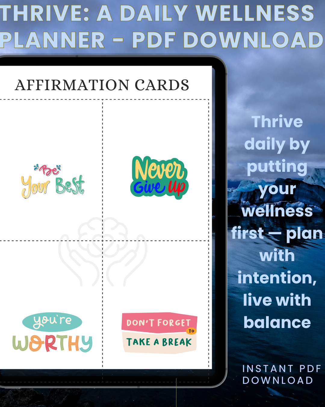 Thrive: A Daily Wellness Planner