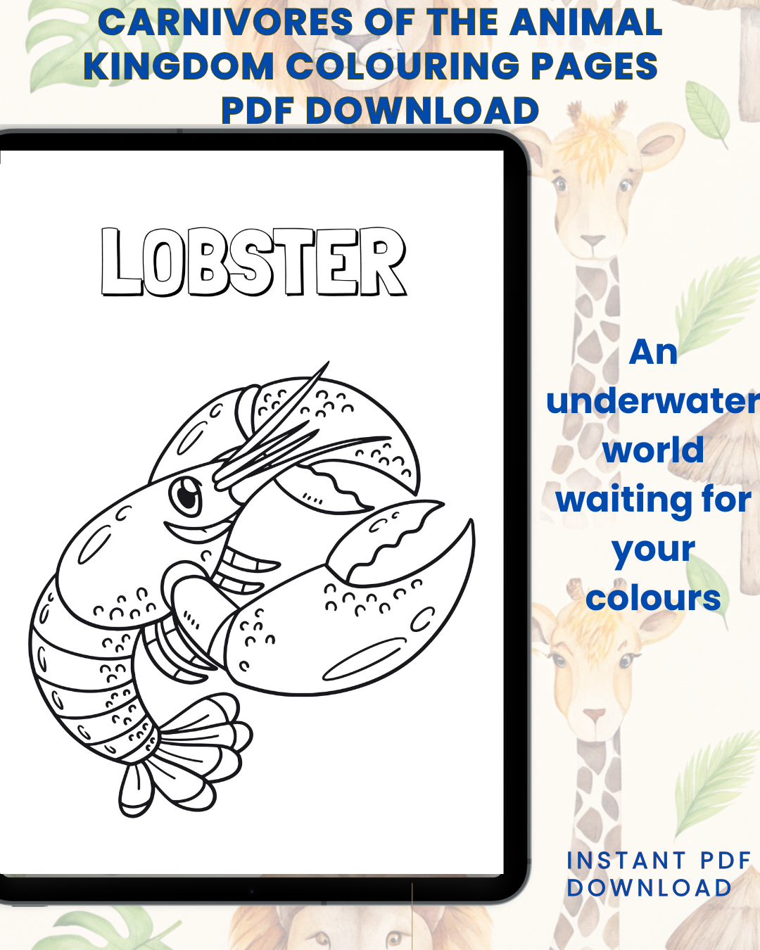 Splash into Colour: An Underwater Adventure Colouring Book