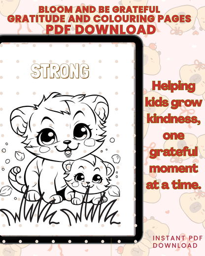 Bloom and Be Grateful Colouring and Gratitude Journal