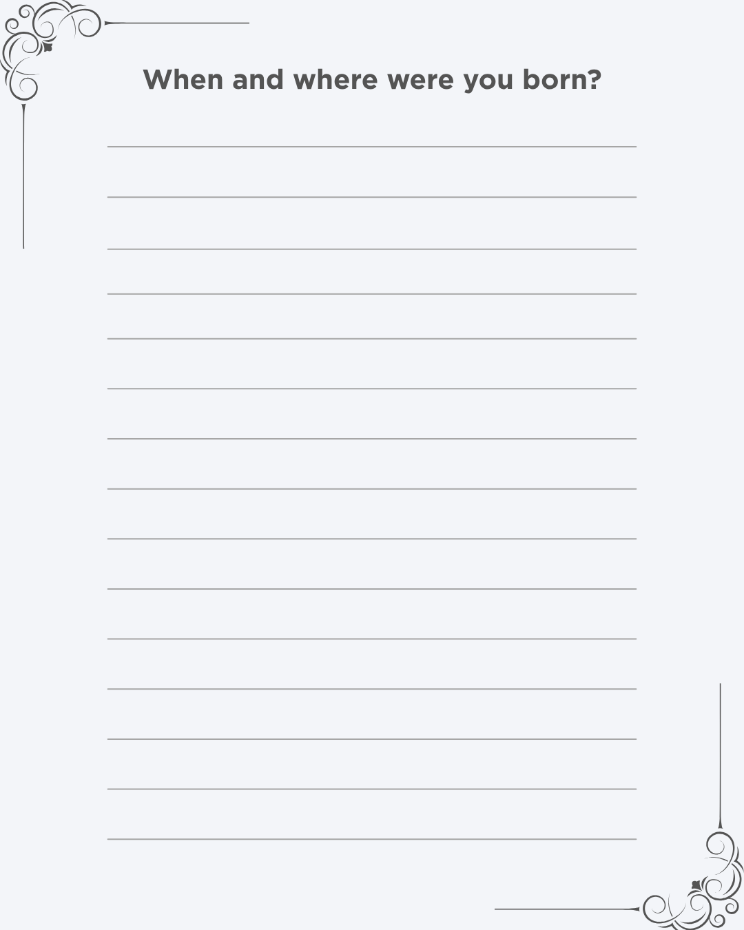 Grandpa, Tell Me Everything