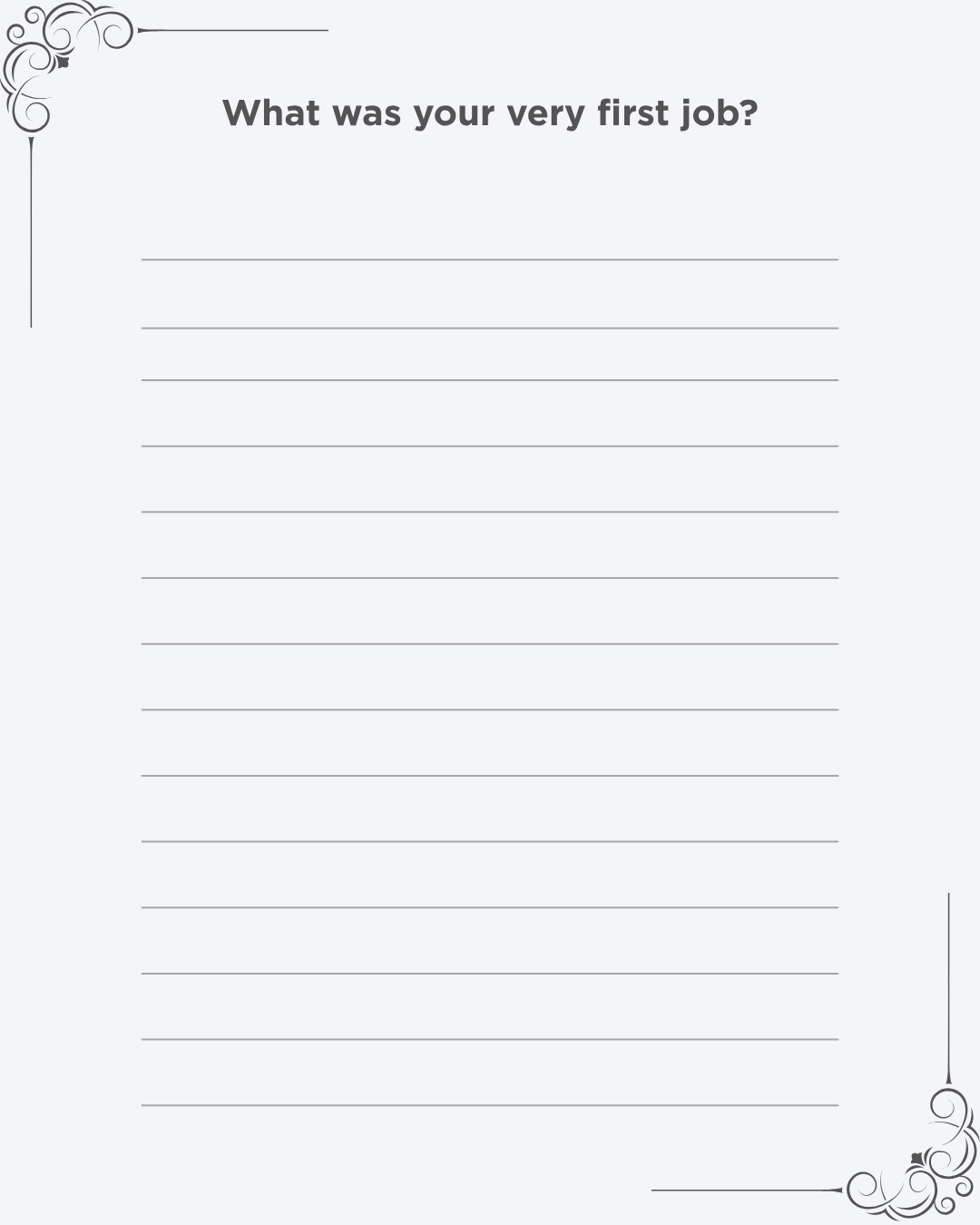 Grandpa, Tell Me Everything