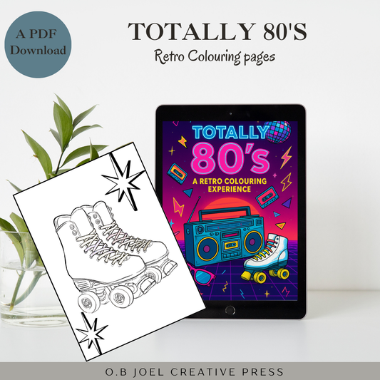 Totally 80’s: A Retro Colouring Experience - FREE PDF COLLECTION