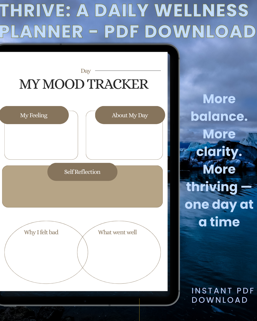 Thrive: A Daily Wellness Planner