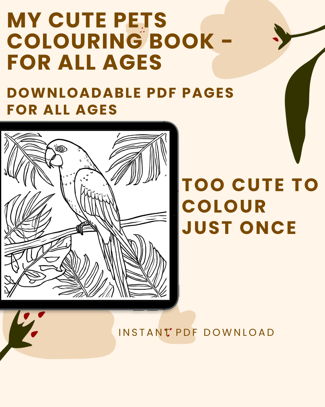 My Cute Pets Colouring Book