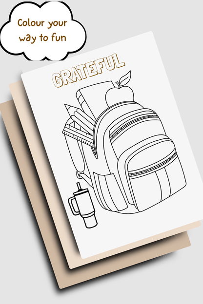 Bloom and Be Grateful Colouring and Gratitude Journal