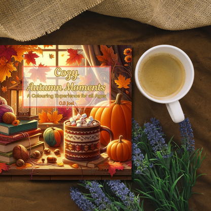 Cozy Autumn Moments Colouring Book for All Ages