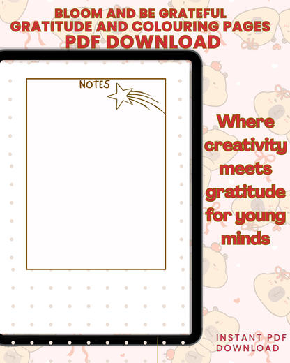 Bloom and Be Grateful Colouring and Gratitude Journal