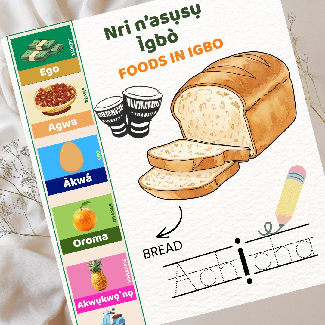 Bịa mụta Igbo soro m | Come Learn Igbo with me | For Kids Ages 3 to 5 | QR code include for sound and pronunciation