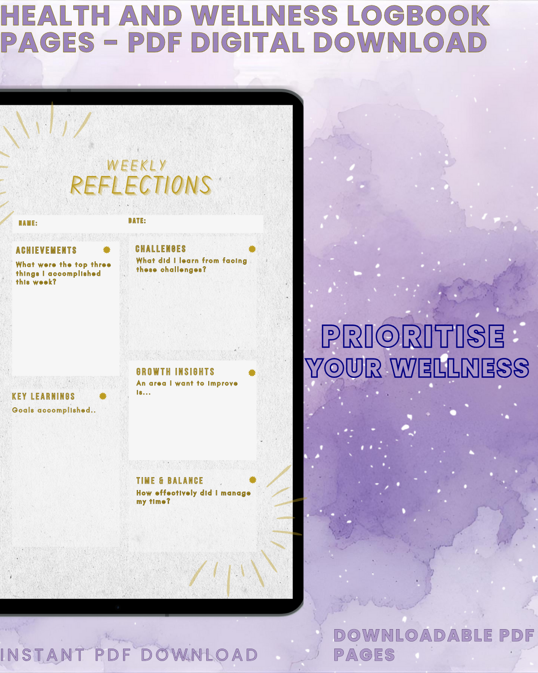 The Health & Wellness Logbook