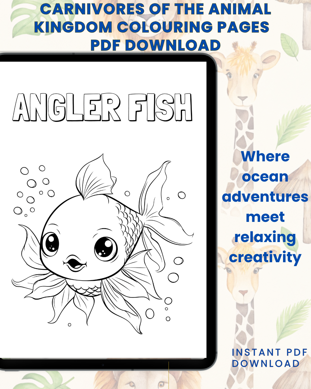 Splash into Colour: An Underwater Adventure Colouring Book