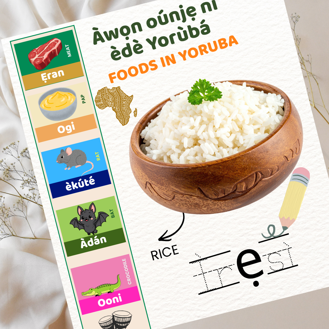 KÁ KỌ́ YORÙBÁ PẸ̀LÚ MI! | LET'S LEARN YORUBA WITH ME | FOR KIDS AGES 3 TO 5 | QR Code for sound and pronunciation included