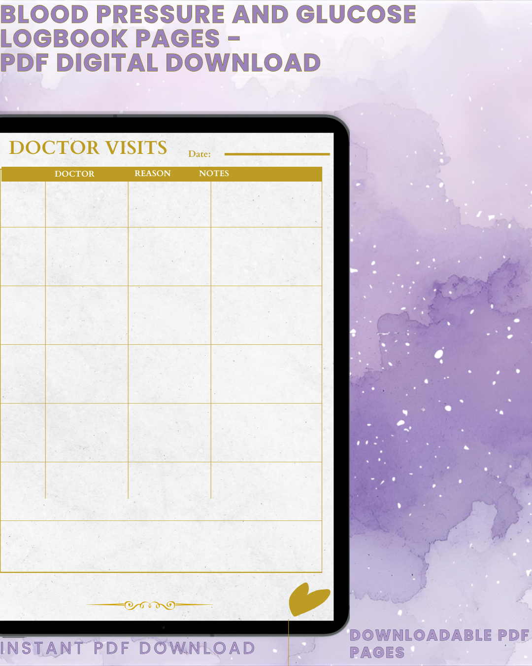 The Blood Pressure & Glucose Logbook