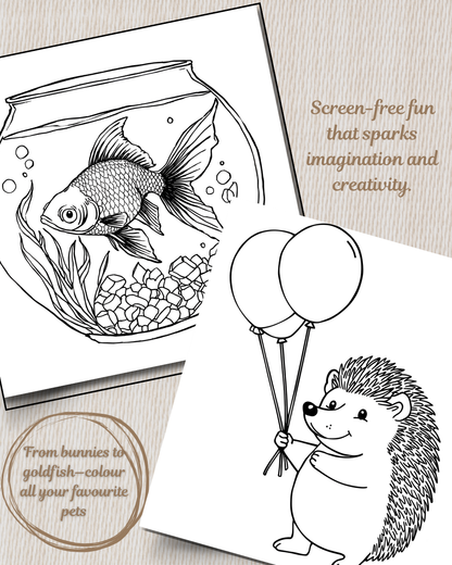 My Cute Pets Colouring Book