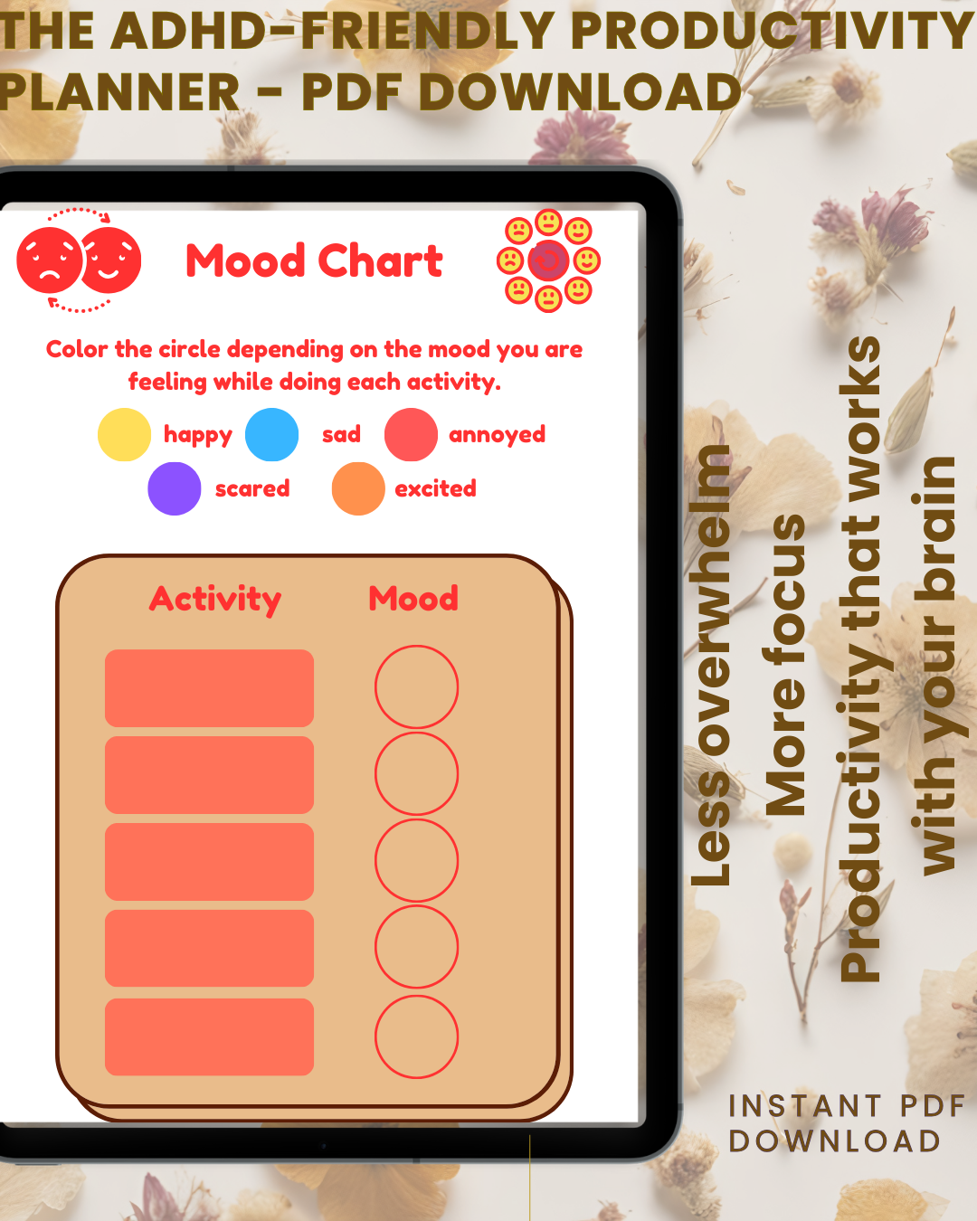 The ADHD-Friendly Productivity Planner
