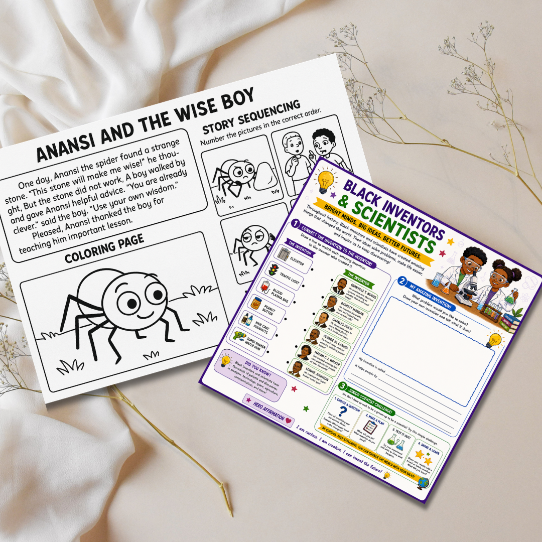 Little Legends: A Black History Activity Book For Kids Ages 5 to 10