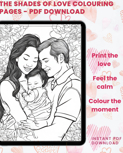 Shades of Love Colouring Books For Couples