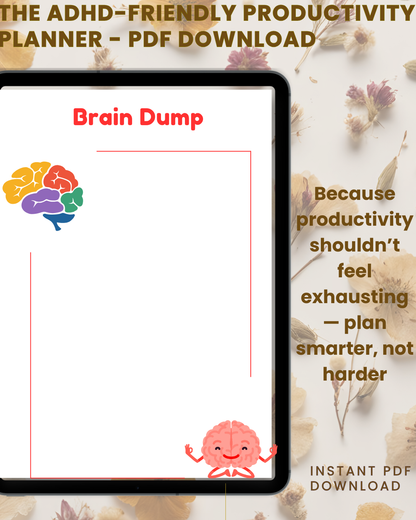 The ADHD-Friendly Productivity Planner