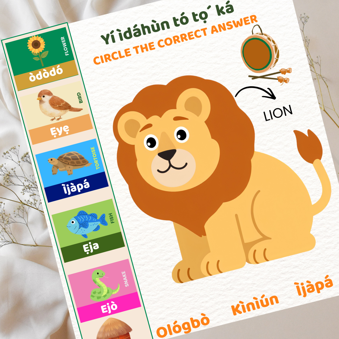KÁ KỌ́ YORÙBÁ PẸ̀LÚ MI! | LET'S LEARN YORUBA WITH ME | FOR KIDS AGES 3 TO 5 | QR Code for sound and pronunciation included