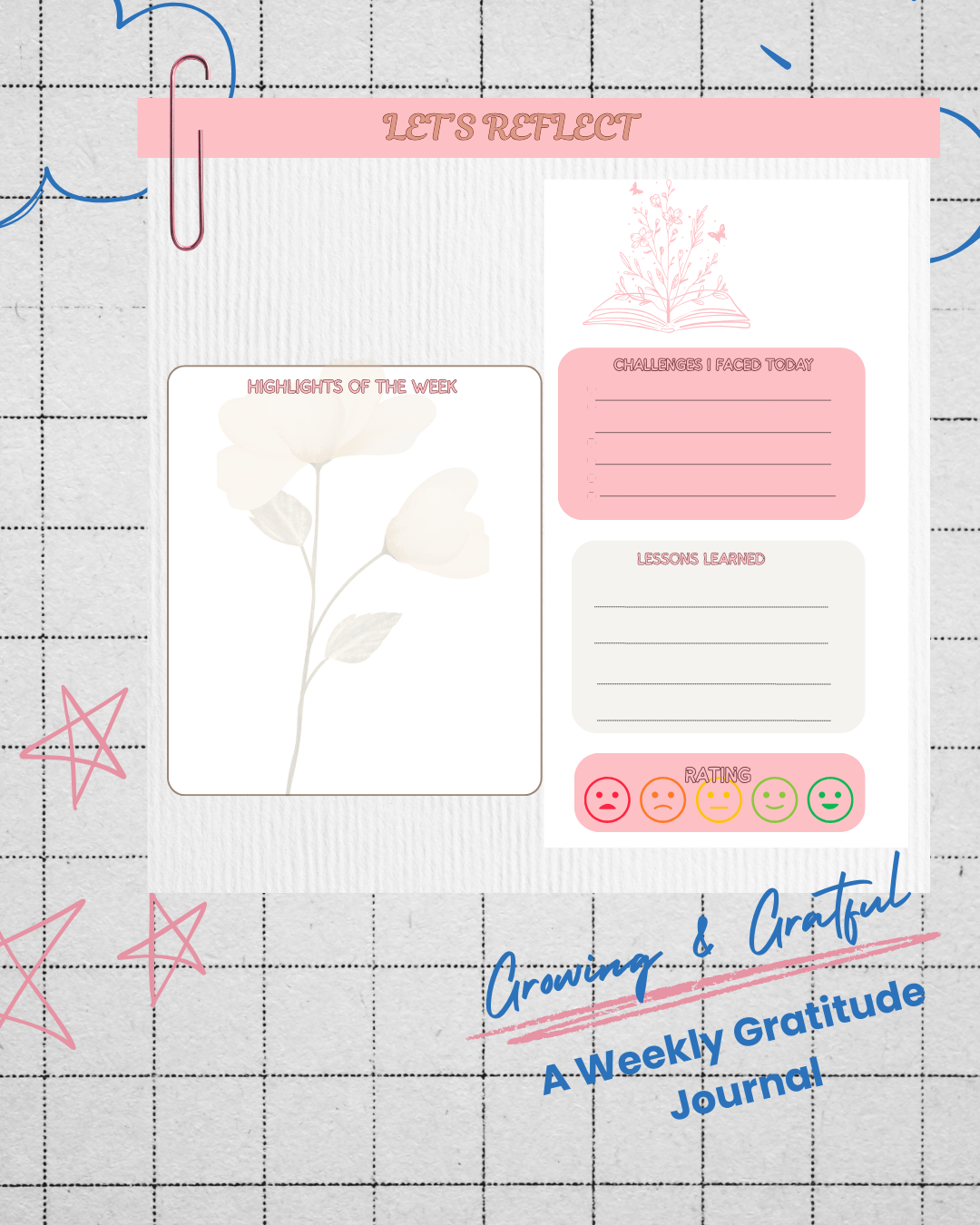 Grateful and Growing: A Gratitude Journal for Teens and Women
