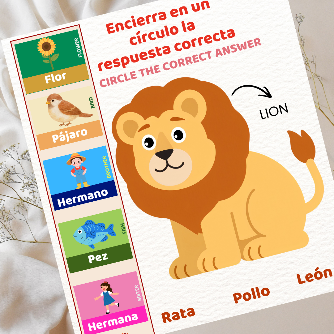 ¡Ven a aprender español conmigo! | Come Learn Spanish with Me | Simple pronunciations included | For Kids Ages 3 to 5