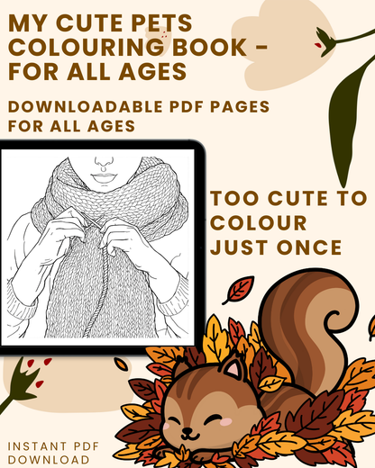 Cozy Autumn Moments Colouring Book for All Ages