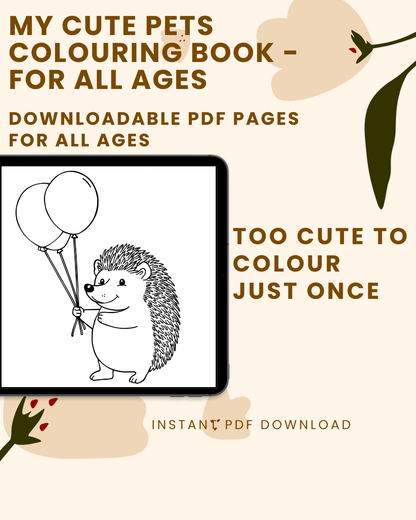 My Cute Pets Colouring Book
