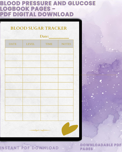 The Blood Pressure & Glucose Logbook