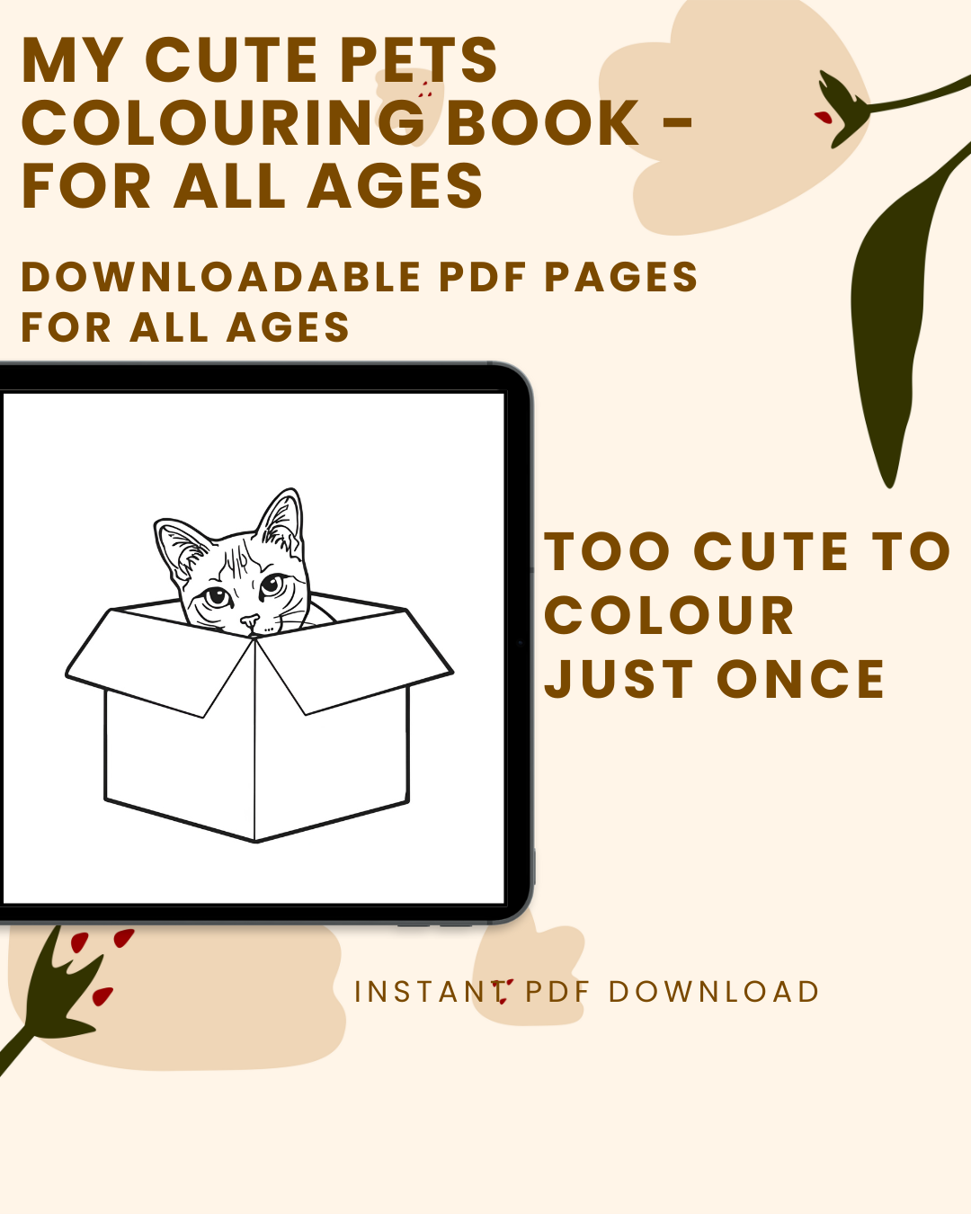 My Cute Pets Colouring Book