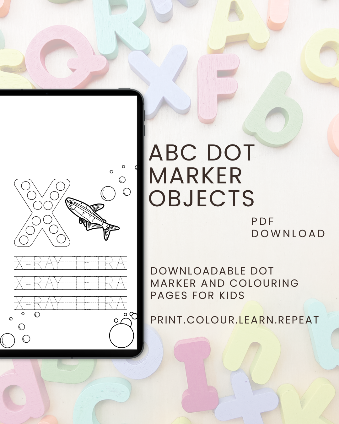 The ABC Dot Marker Animals Activity Book: Connect, Colour & Trace For Kids Ages 2 to 5