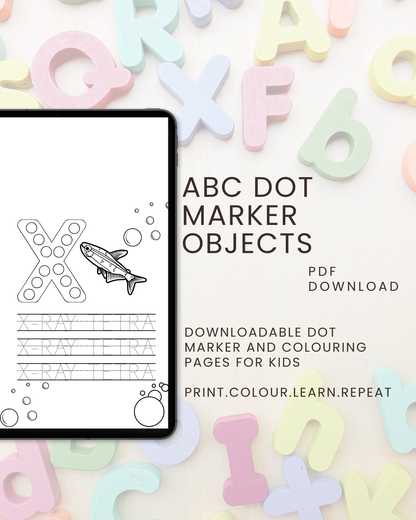 The ABC Dot Marker Animals Activity Book: Connect, Colour & Trace For Kids Ages 2 to 5
