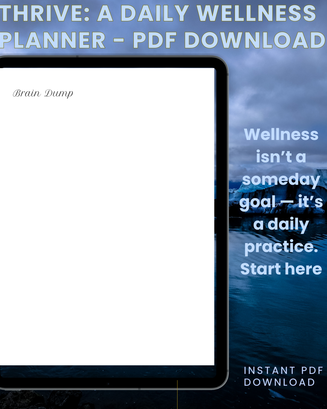 Thrive: A Daily Wellness Planner