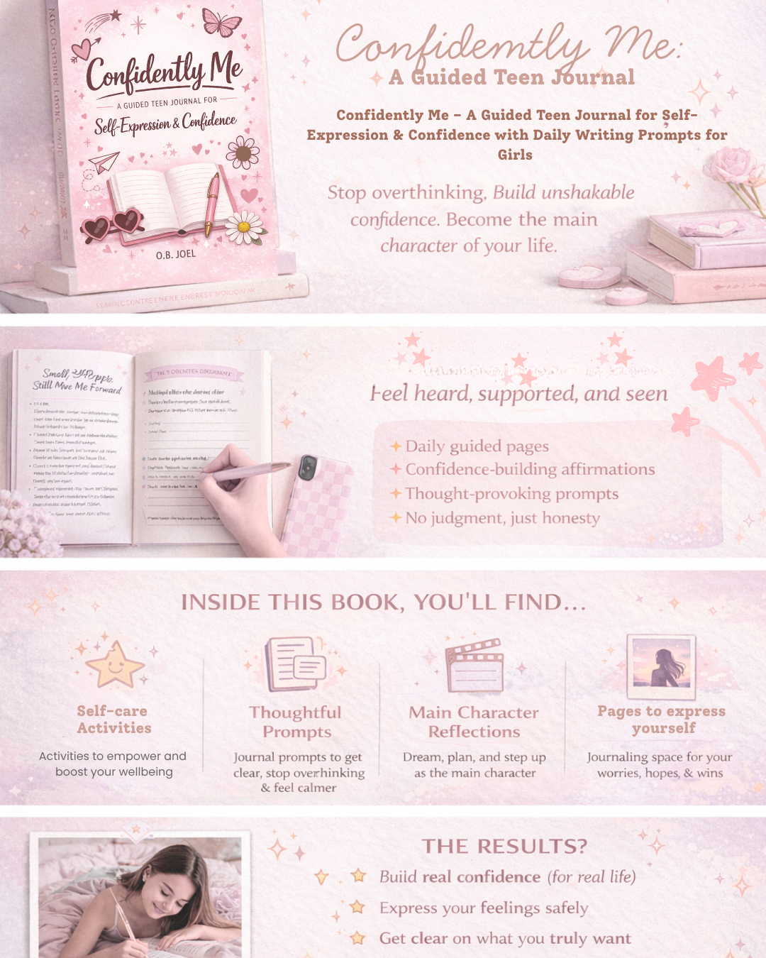 Confidently Me: A Guided journal for Teens on Self-Expression and Confidence