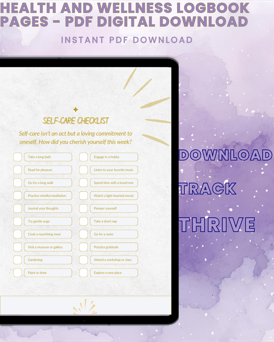 The Health & Wellness Logbook