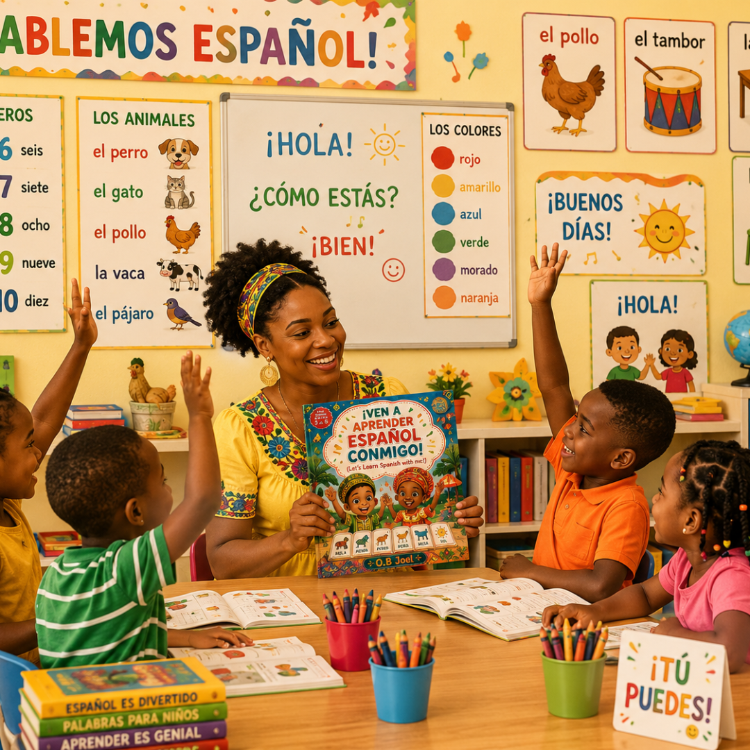 ¡Ven a aprender español conmigo! | Come Learn Spanish with Me | Simple pronunciations included | For Kids Ages 3 to 5