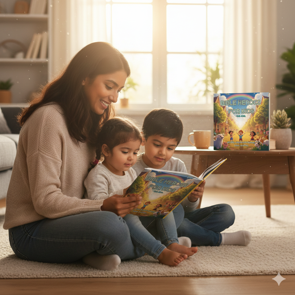 Bible Heroes For Kids: 80 Bible Stories of Courage, Faith and Fun