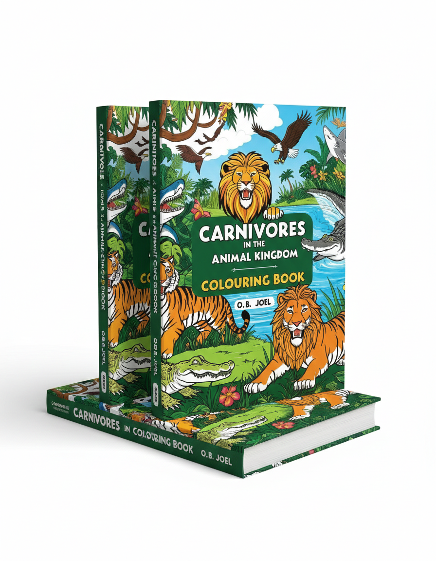 Carnivores In The Animal Kingdom Colouring Book