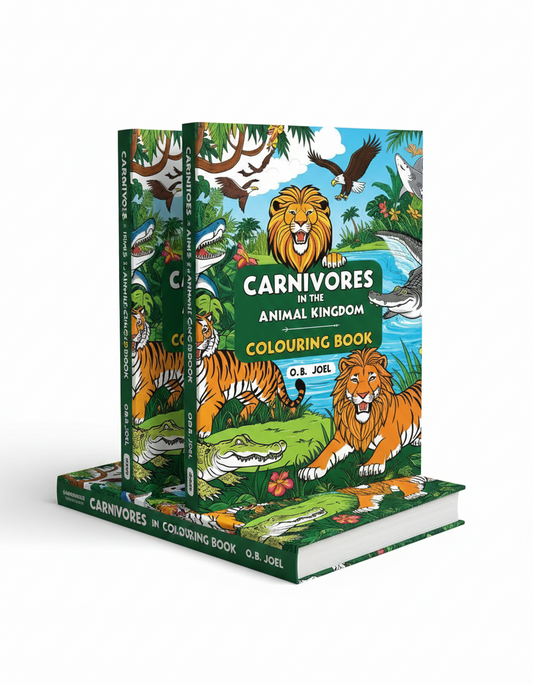 Carnivores In The Animal Kingdom Colouring Book