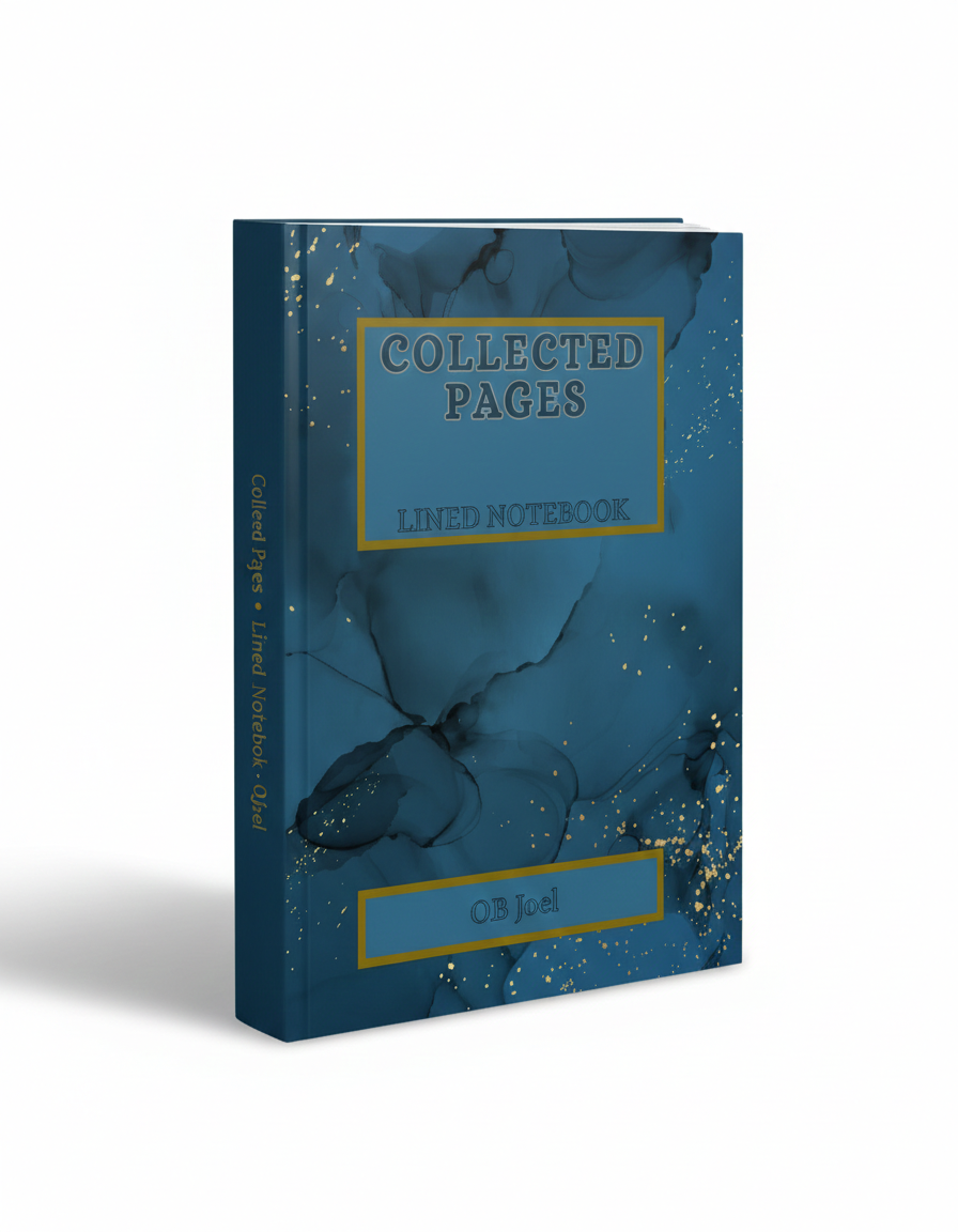 Collected Pages Lined Notebook For Students, Professionals and Everyday Use