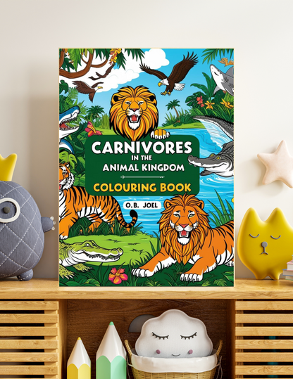 Carnivores In The Animal Kingdom Colouring Book
