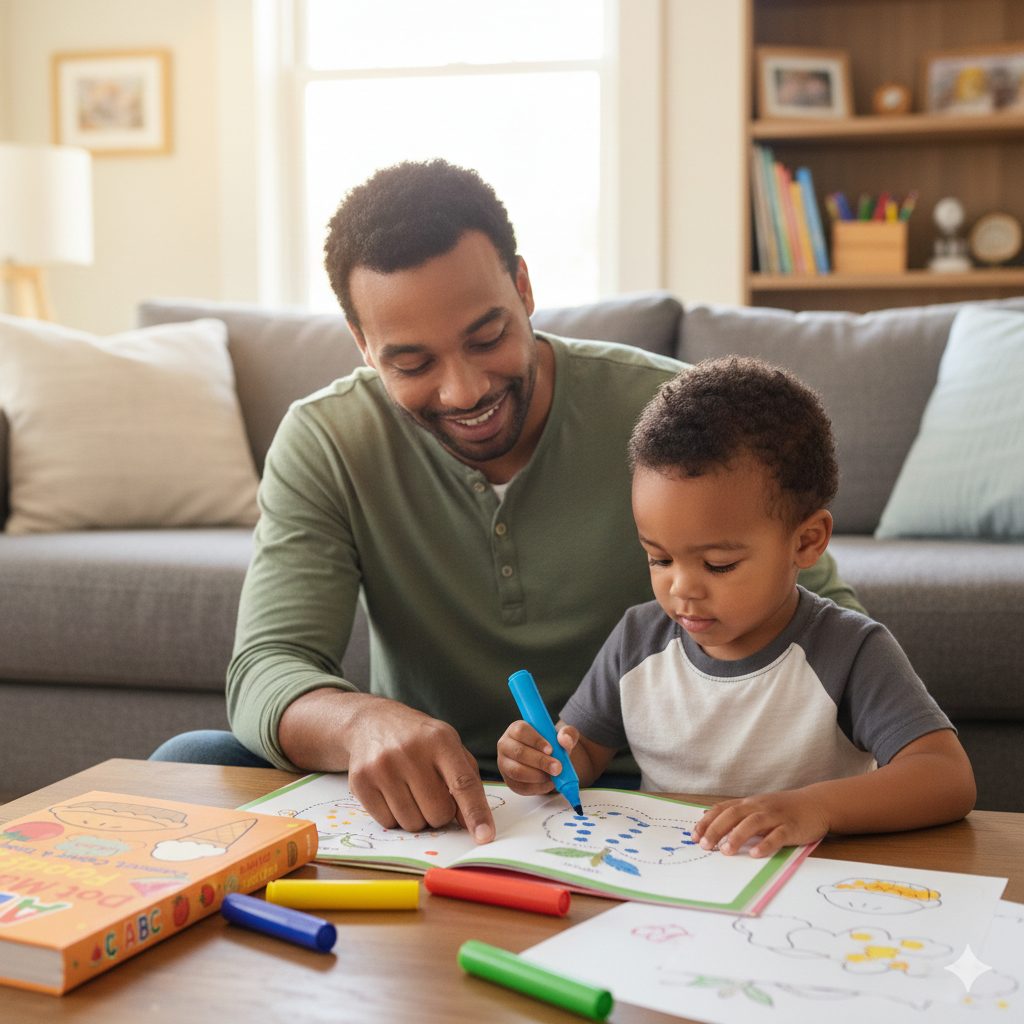 ABC Dot Marker Foods: Connect, Colour & Trace For Kids Ages 2 to 5