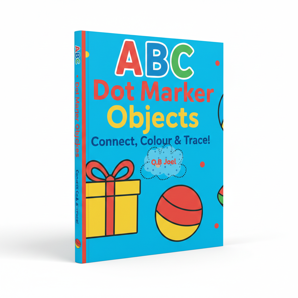ABC Dot Marker Objects Activity Book: Connect, Colour & Trace