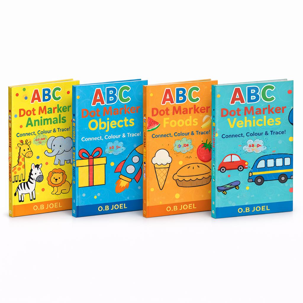 The ABC Dot Marker Animals Activity Book: Connect, Colour & Trace For Kids Ages 2 to 5